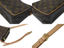 Load image into Gallery viewer, 新品同様 LOUIS VUITTON ルイヴィトン ショルダーバッグ M51165 ヴィバシテPM ブラウン モノグラム ゴールド金具 中古 4b001184