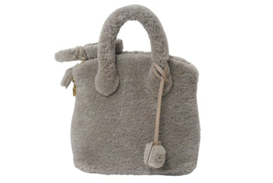 新品同様 LOUIS VUITTON ルイヴィトン 2011AW ロックイット ヴォワヤージュ M93850 ムートン レザー グリペルル ゴールド金具 中古 4b001189