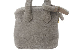 新品同様 LOUIS VUITTON ルイヴィトン 2011AW ロックイット ヴォワヤージュ M93850 ムートン レザー グリペルル ゴールド金具 中古 4b001189