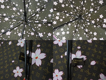 Load image into Gallery viewer, LOUIS VUITTON ルイヴィトン バラブリュイ チェリーブロッサム 傘 M92030 プッシュ式 ポリエステル 美品 中古 4b001195