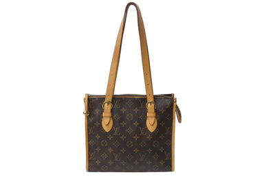 LOUIS VUITTON ルイヴィトン モノグラム ポパンクール オ ショルダーバッグ M40007 PVCコーティングキャンバス ブラウン 美品 中古 4b001201