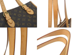 LOUIS VUITTON ルイヴィトン モノグラム ポパンクール オ ショルダーバッグ M40007 PVCコーティングキャンバス ブラウン 美品 中古 4b001201