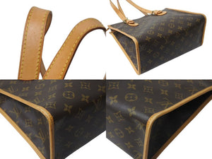 LOUIS VUITTON ルイヴィトン モノグラム ポパンクール オ ショルダーバッグ M40007 PVCコーティングキャンバス ブラウン 美品 中古 4b001201