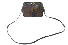 Load image into Gallery viewer, LOUIS VUITTON ルイヴィトン ショルダーバッグ モノグラム M43555 2way サントンジュ タッセル ブラウン ブラック 美品 中古 4b001202