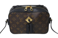 Load image into Gallery viewer, LOUIS VUITTON ルイヴィトン ショルダーバッグ モノグラム M43555 2way サントンジュ タッセル ブラウン ブラック 美品 中古 4b001202