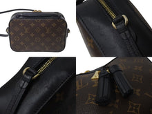 Load image into Gallery viewer, LOUIS VUITTON ルイヴィトン ショルダーバッグ モノグラム M43555 2way サントンジュ タッセル ブラウン ブラック 美品 中古 4b001202