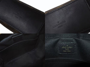 LOUIS VUITTON ルイヴィトン ショルダーバッグ モノグラム M43555 2way サントンジュ タッセル ブラウン ブラック 美品 中古 4b001202