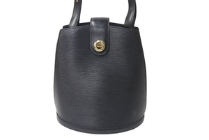 LOUIS VUITTON ルイヴィトン LV クリュニー ショルダーバッグ M52252 エピレザー ブラック ゴールド金具 美品 中古 4b001203