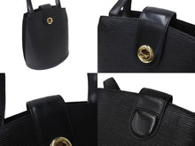 Load image into Gallery viewer, LOUIS VUITTON ルイヴィトン LV クリュニー ショルダーバッグ M52252 エピレザー ブラック ゴールド金具 美品 中古 4b001203