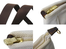 Load image into Gallery viewer, LOUIS VUITTON ルイヴィトン アンティグア カバ MM トートバッグ ショルダーバッグ M40036 エクリュ ゴールド金具 美品 中古 4b001204