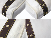 Load image into Gallery viewer, LOUIS VUITTON ルイヴィトン アンティグア カバ MM トートバッグ ショルダーバッグ M40036 エクリュ ゴールド金具 美品 中古 4b001204