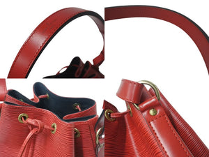 LOUIS VUITTON ルイヴィトン エピ ノエ 巾着ショルダーバッグ M44007 カスティリアンレッド レザー ゴールド金具 良品 中古 4b001216