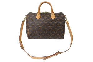 LOUIS VUITTON ルイヴィトン ショルダーバッグ 2way M41112 スピーディバンドリエール30 モノグラム 美品 中古 4b001219