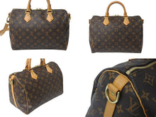 Load image into Gallery viewer, LOUIS VUITTON ルイヴィトン ショルダーバッグ 2way M41112 スピーディバンドリエール30 モノグラム 美品 中古 4b001219