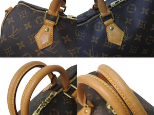 LOUIS VUITTON ルイヴィトン ショルダーバッグ 2way M41112 スピーディバンドリエール30 モノグラム 美品 中古 4b001219