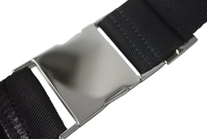 極美品 GUCCI グッチ GGキャンバス ボディバッグ ウエストバッグ ウエストポーチ キャンバス レザー ブラック 中古 4b001232