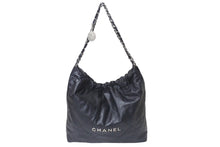 Load image into Gallery viewer, 極美品 CHANEL シャネル シャネル22 ハンドバッグ ランダム番台 シャイニー カーフスキン シルバー金具 中古 4b001238