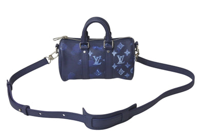 極美品 LOUIS VUITTON ルイヴィトン ウォーターカラー モノグラム キーポルXS M57844 中古 4b001243