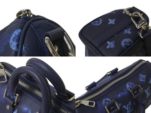 極美品 LOUIS VUITTON ルイヴィトン ウォーターカラー モノグラム キーポルXS M57844 中古 4b001243