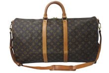 Load image into Gallery viewer, LOUIS VUITTON ルイヴィトン キーポルバンドリエール55 M41414 モノグラム PVC ヌメ革 ブラウン 美品 中古 4b001247
