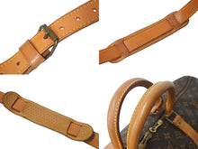 Load image into Gallery viewer, LOUIS VUITTON ルイヴィトン キーポルバンドリエール55 M41414 モノグラム PVC ヌメ革 ブラウン 美品 中古 4b001247