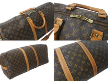 Load image into Gallery viewer, LOUIS VUITTON ルイヴィトン キーポルバンドリエール55 M41414 モノグラム PVC ヌメ革 ブラウン 美品 中古 4b001247