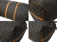Load image into Gallery viewer, LOUIS VUITTON ルイヴィトン キーポルバンドリエール55 M41414 モノグラム PVC ヌメ革 ブラウン 美品 中古 4b001247
