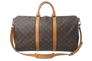 LOUIS VUITTON ルイヴィトン キーポルバンドリエール50 モノグラムキャンバス M41416 ボストンバッグ 美品 中古 4b001252