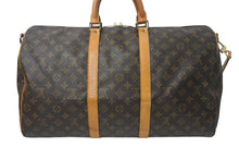 Load image into Gallery viewer, LOUIS VUITTON ルイヴィトン キーポルバンドリエール50 モノグラムキャンバス M41416 ボストンバッグ 美品 中古 4b001255