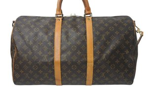 LOUIS VUITTON ルイヴィトン キーポルバンドリエール50 モノグラムキャンバス M41416 ボストンバッグ 美品 中古 4b001255