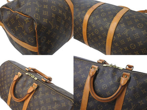 LOUIS VUITTON ルイヴィトン キーポルバンドリエール50 モノグラムキャンバス M41416 ボストンバッグ 美品 中古 4b001255