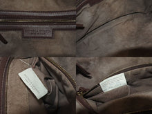 Load image into Gallery viewer, BOTTEGAVENETA ボッテガヴェネタ イントレチャート ホーボー ハンドバッグ イタリア製 レザー シルバー金具 ブラウン 美品 中古 4b001264