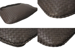 BOTTEGAVENETA ボッテガヴェネタ イントレチャート ホーボー ハンドバッグ イタリア製 レザー シルバー金具 ベージュ 美品 中古 4b001266