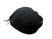 Load image into Gallery viewer, 新品同様 GUCCI グッチ GG クロシェ ベレー ハット ブラック コットン 656574 帽子 ロゴ 小物 サイズL 中古 4b001278