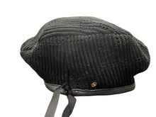 Load image into Gallery viewer, 新品同様 GUCCI グッチ GG クロシェ ベレー ハット ブラック コットン 656574 帽子 ロゴ 小物 サイズL 中古 4b001278