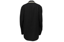 Load image into Gallery viewer, 極美品 HERMES エルメス カシミヤ テーラードジャケット サイズ38 ダークブラウン アイボリー マルジェラ期 中古 4b001279