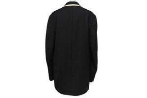 極美品 HERMES エルメス カシミヤ テーラードジャケット サイズ38 ダークブラウン アイボリー マルジェラ期 中古 4b001279