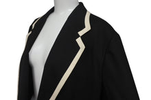 Load image into Gallery viewer, 極美品 HERMES エルメス カシミヤ テーラードジャケット サイズ38 ダークブラウン アイボリー マルジェラ期 中古 4b001279