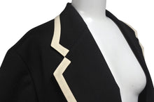 Load image into Gallery viewer, 極美品 HERMES エルメス カシミヤ テーラードジャケット サイズ38 ダークブラウン アイボリー マルジェラ期 中古 4b001279