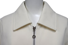 Load image into Gallery viewer, 新品同様 HERMES エルメス マイクロジップジャケット 4E0200DR サイズ36 アイボリー ポリウレタン ビスコース 中古 4b001280