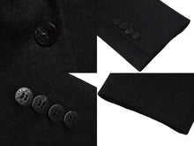 Load image into Gallery viewer, 新品未使用 HERMES エルメス ウール テーラードジャケット サイズ38 シングル チャコールグレー 2ボタン イタリア製 中古 4b001281