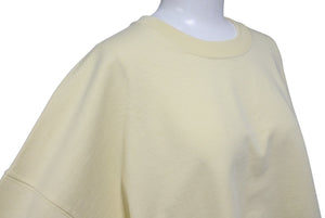 極美品 BOTTEGAVENETA ボッテガヴェネタ 長袖Tシャツ 783386 サイズXXS オーバーサイズ イエロー コットン 中古 4b001282
