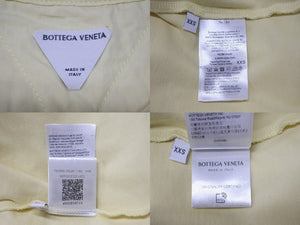 極美品 BOTTEGAVENETA ボッテガヴェネタ 長袖Tシャツ 783386 サイズXXS オーバーサイズ イエロー コットン 中古 4b001282