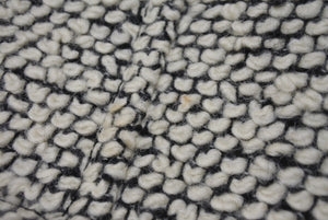 BOTTEGAVENETA ボッテガヴェネタ ミニスカート 813032 サイズ34 ウール ナイロン モヘヤ ホワイト ブラック 美品 中古 4b001283