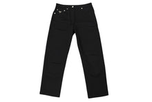 Load image into Gallery viewer, PRADA プラダ 5ポケット ベルベットデニムジーンズ GFP497 サイズ26S トライアングルロゴ 23AW ブラック 美品 中古 4b001285