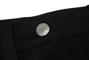 PRADA プラダ 5ポケット ベルベットデニムジーンズ GFP497 サイズ26S トライアングルロゴ 23AW ブラック 美品 中古 4b001285
