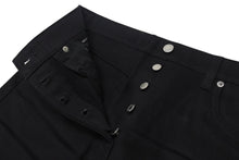 Load image into Gallery viewer, PRADA プラダ 5ポケット ベルベットデニムジーンズ GFP497 サイズ26S トライアングルロゴ 23AW ブラック 美品 中古 4b001285