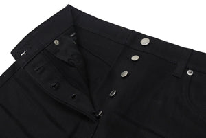 PRADA プラダ 5ポケット ベルベットデニムジーンズ GFP497 サイズ26S トライアングルロゴ 23AW ブラック 美品 中古 4b001285