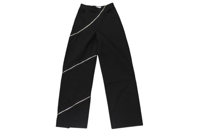 ALAIA アライア SPIRALE スピラーレ ジーンズ デニムパンツ AA9P0295D003A サイズ34 螺旋ジップ ブラック 美品 中古 4b001286