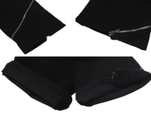 Load image into Gallery viewer, ALAIA アライア SPIRALE スピラーレ ジーンズ デニムパンツ AA9P0295D003A サイズ34 螺旋ジップ ブラック 美品 中古 4b001286